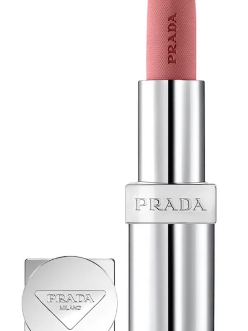 Prada Monochrome Soft Matte Blur Lipstick Color: P158 MERANTI - rose nude